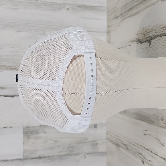 Journeyman Co. Trucker navy blue white mesh baseball Hat cap embroidered patch - Picture 4 of 6